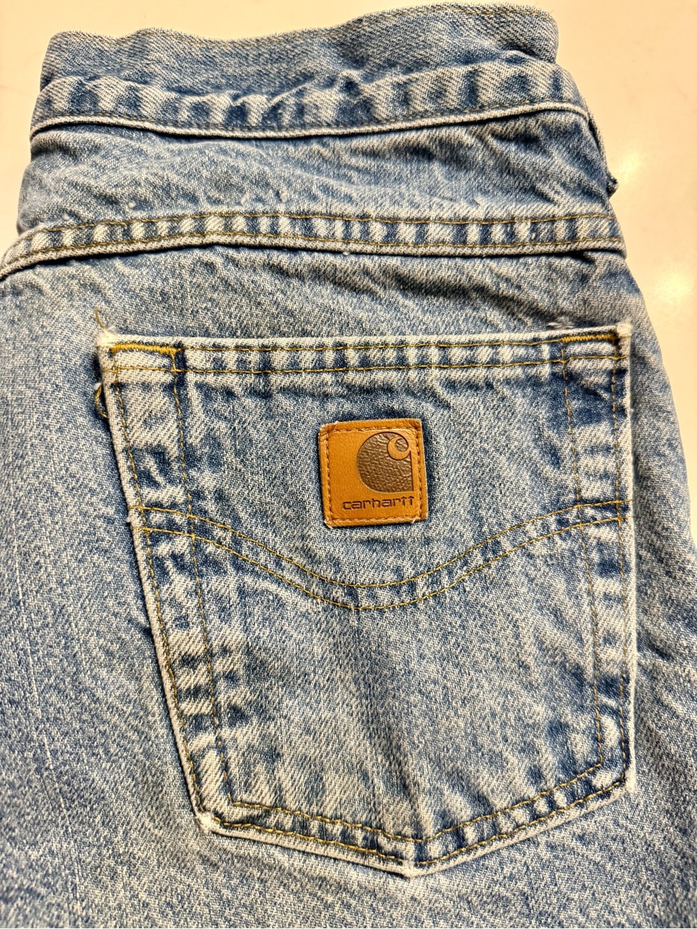 Carhartt Men's Light Blue Relaxed Fit Jeans - Picture 2 of 5